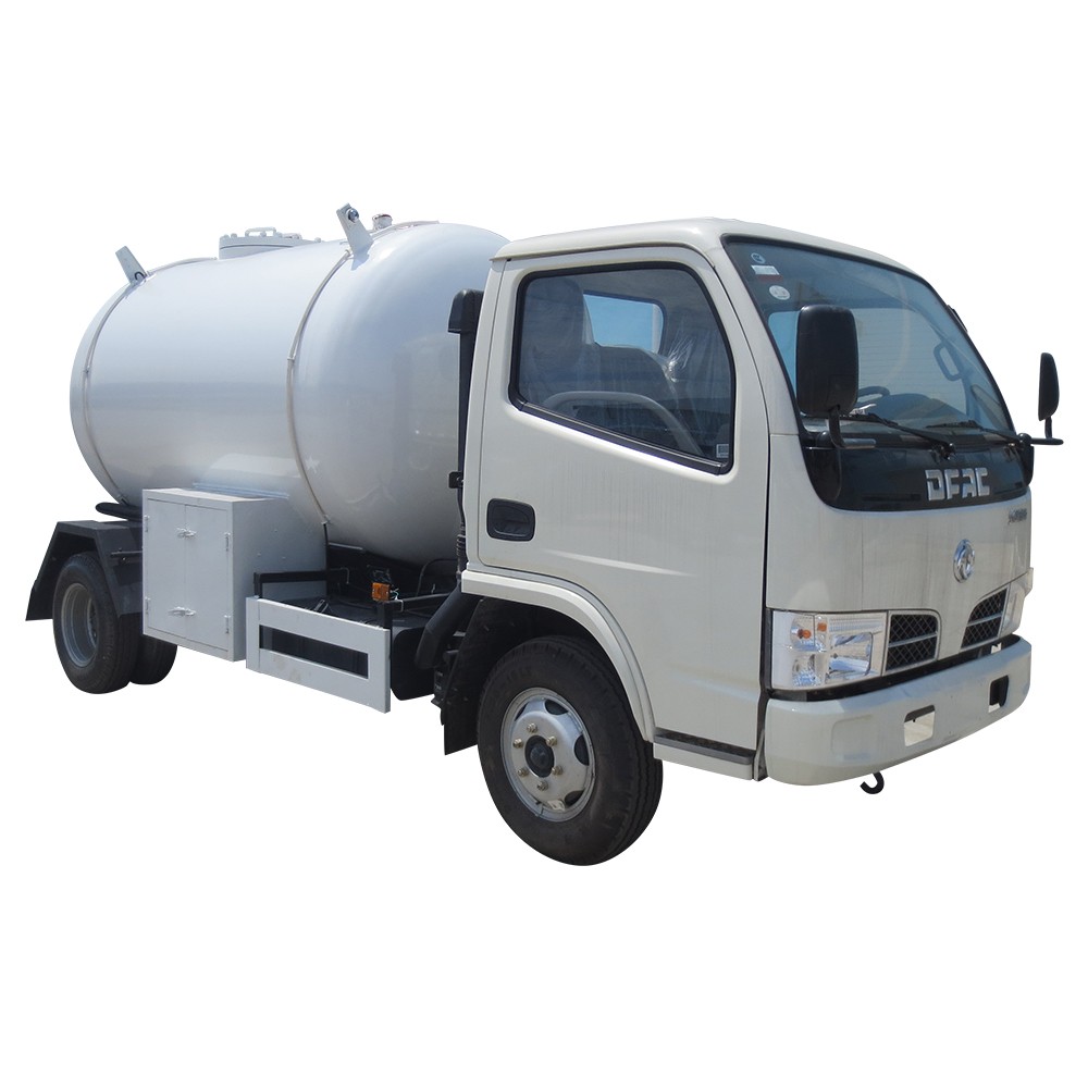 Dongfeng 6 kołowa cysterna Lpg o pojemności 5000 litrów